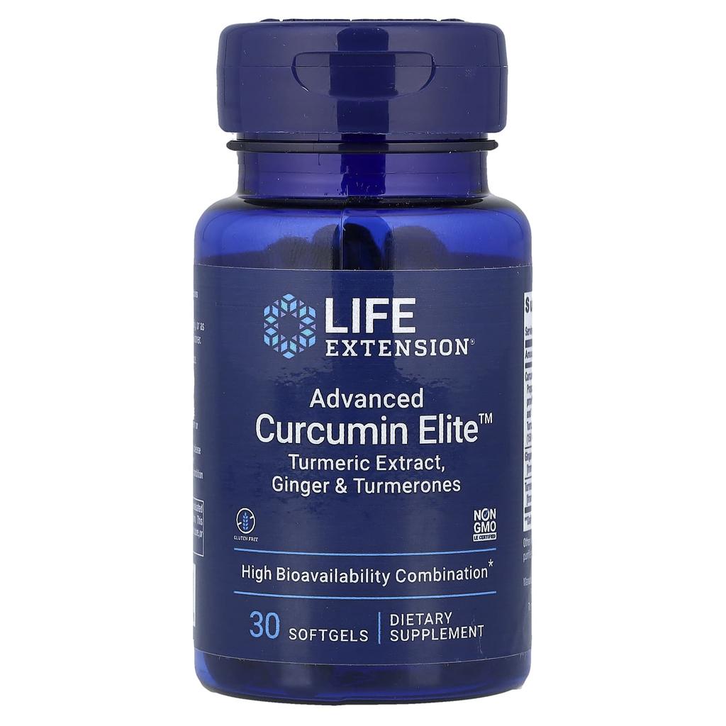 Advanced Curcumin Elite™, Curcuma Extract, Ginger & Turmeric, 30 Softgels