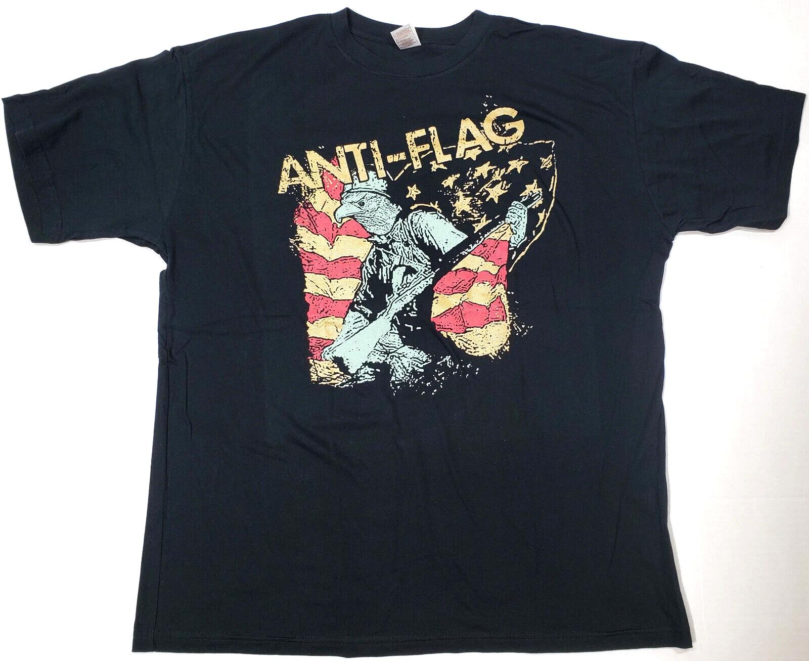 ANTI-FLAG Eagle T-shirt Licensed Rock Band Tee Men s XL Black New S