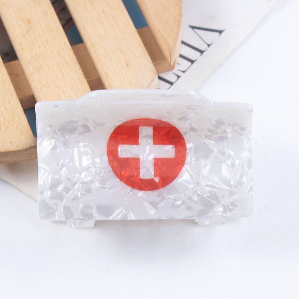 Imitation Acetic Acid Hair Claw PVC Mouse Arrow Grip Clip Simple Cartoon Hair Clips