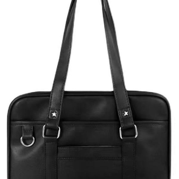 Japanese Original Basic Jk Uniform Bag Pu Crossbody Portable Shoulder College Student Large Capacity