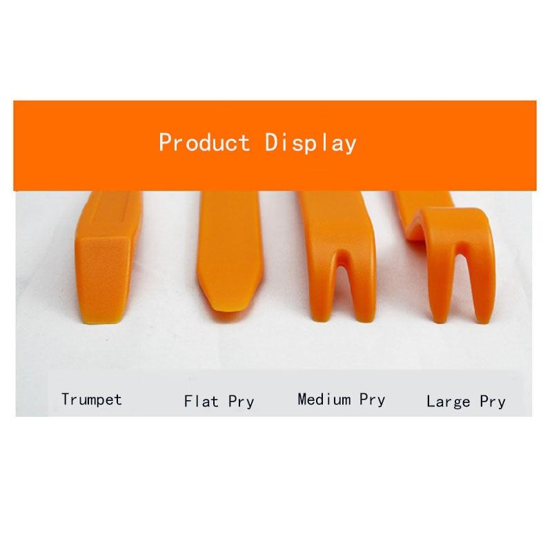 1pc Car Door Panel Removal Tool + 4pcs Panel Audio Trim Removal Tools Automobile Nail Puller Audio Door Clip Dash Pry Tools