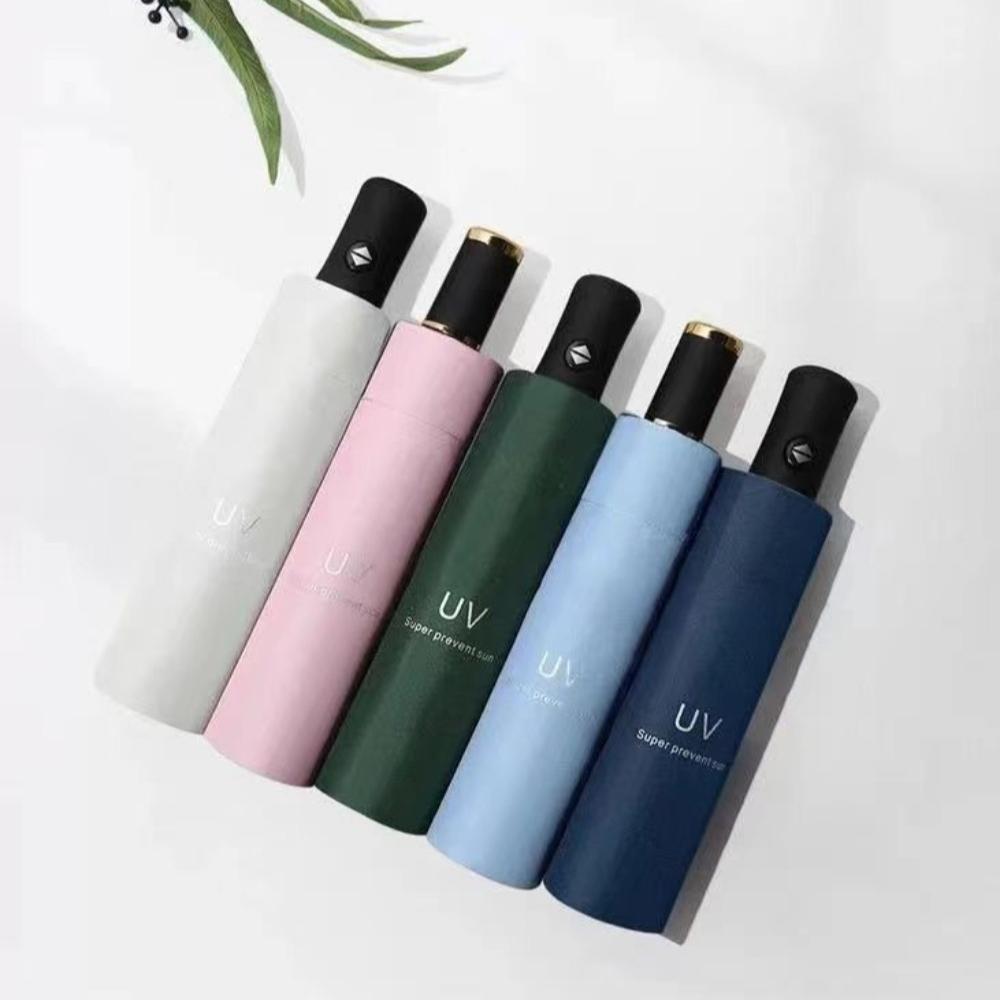 Automatic Umbrella Uv Resistant Windproof Umbrellas Sun Paraguas Umbrella Fashionable Elegant Matte Fashion Lightweight Umbrella