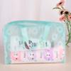 Large Capacity Floral Waterproof Makeup Bag Toiletries And Shower Supplies Storage Bag