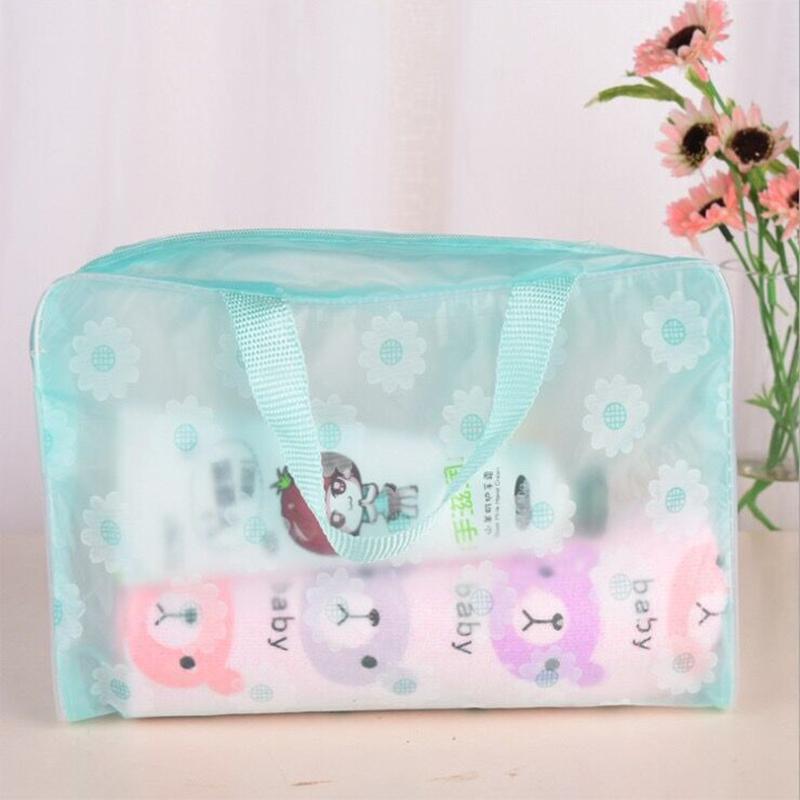 Large Capacity Floral Waterproof Makeup Bag Toiletries And Shower Supplies Storage Bag