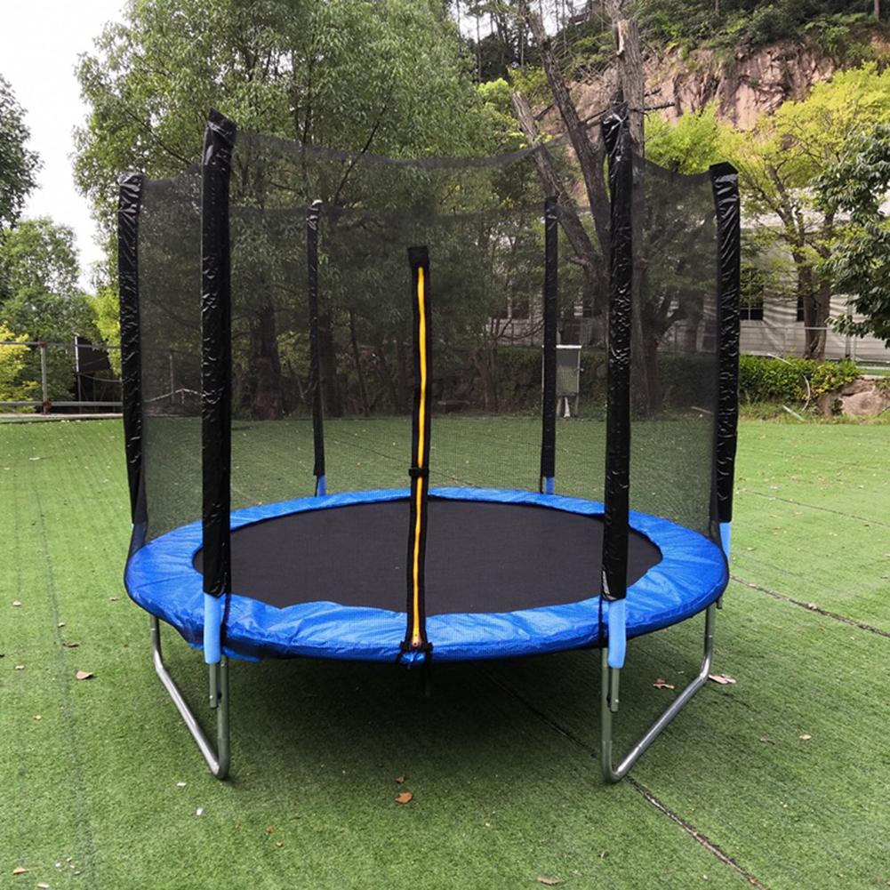 Buiten trampoline net vervanging met rits Valbescherming Veiligheidsnet Springmat Fitnes Accessoires