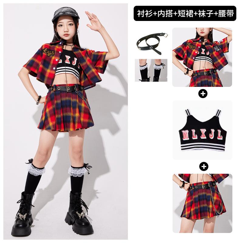 Hip-Hop Children'S Trendy Costumes, Boys' Suits, Hiphop Children'S Clothing, Hip-Hop Catwalk Girls, Jazz Drums