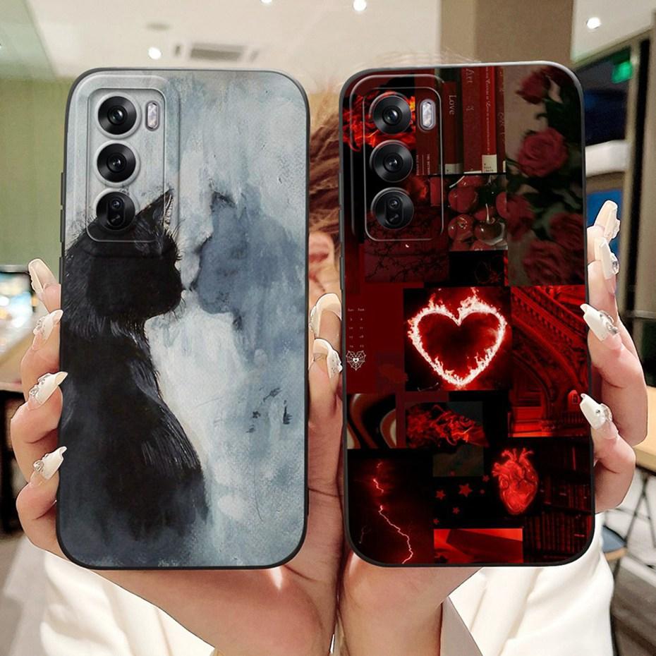 Fashion Painting Phone Case For OPPO Reno12 12Pro 5G Soft Silicone Shockproof Cover For Oppo Reno12 Pro 5G Reno 12 Cases Bumpers