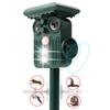 Ultrasonic Animal Repellent Solar Powered Mouse Snake Repeller for Outdoor Farm 3.7V/250MA