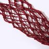 Portable Hand Woven Mesh Bag Hollow Out Handheld Coffee Bag Reusable Water Cup Bag