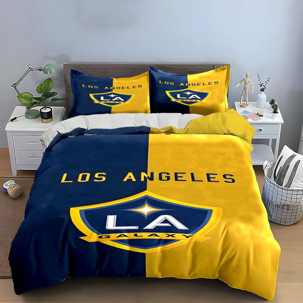 "Los Angeles Galaxy logo." Bedding sets Duvet cover sets Duvet covers Pillowcases(1*Duvet Cover 2*Pillowcases without duvet insert)