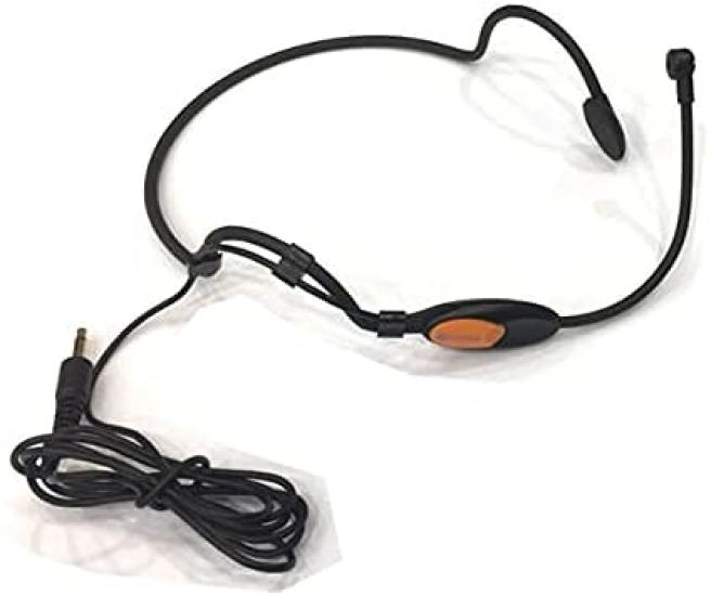 CAROL MUD-806 Headset Microphone, Cardioid Directional Condenser Microphone for Yoga, Video Conferencing, Classes, and Dance