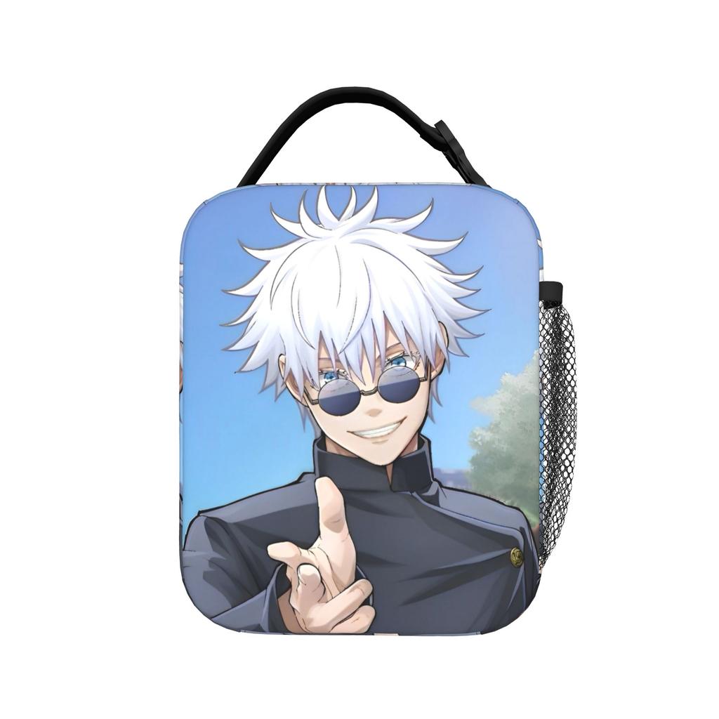 Maki Zenin Manga Insulated Lunch Bag Cooler Bag Reusable,Meal Container Jujutsus Kaisens Anime Large Tote Lunch Box Girl Boy