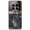 For Realme 12 4G Case Black Silicone Lovely Cute Soft TPU Phone Cases On Realme12 4G Protect Bumper Cover Shell Coques 6.67''