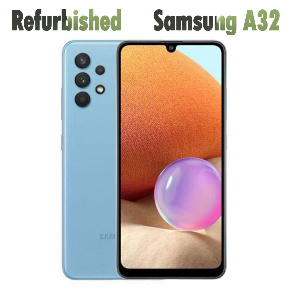 95% new Refurbished Samsung Galaxy A32 A325F Original Unlocked Octa-core 6GB RAM 128GB ROM 64MP 6.4'' 5000mAh Smartphone