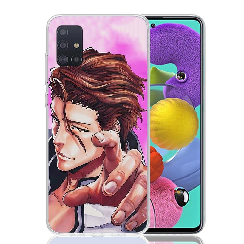 Aizen Sousuke Bleach Phone Case For Samsung Galaxy A52 A32 A22 A12 A02S A50S A30S A51 A31 AA71 Note 20 Ultra 10 S10 Plus Galaxy