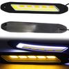 LED Strip for Car Daytime Running Light Front Bumper with Integrated For DRL Turn Signal and Fog Lamp Compatibility