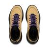 New LiNing Cloud Wave Lace Cushioned Anti Slip And Wear Resistant Lightweight Low Top Casual Shoes Men's Curry Yellow AGLU299-1