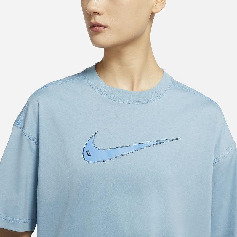 Nike Sportswear Swoosh Women's Short-Sleeve Top 'University Blue' DM6212-494