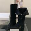 Fashion Fashion Women Knee High Boots Shoes With Heels Footwear Open Toe Ladies Gladiator Sandals Booties Female Flip flops Pumps new