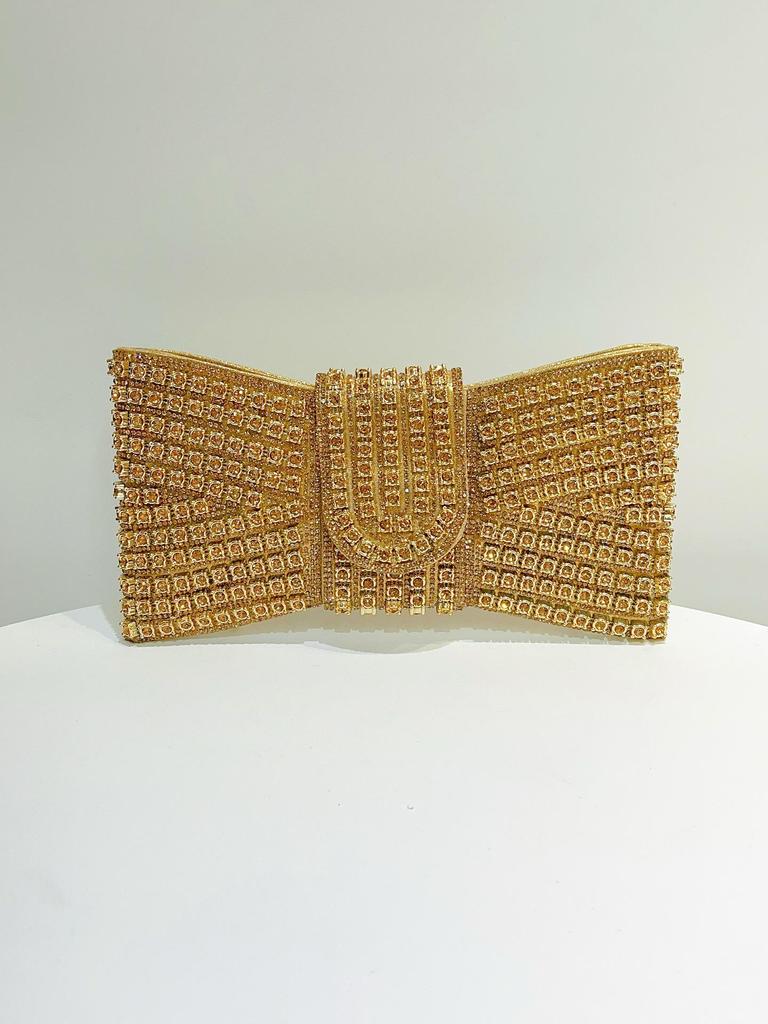 Vintage European-American Diamond Clutch: High-End, One-Shoulder Crossbody Bag for Elegant Evenings