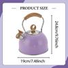 Whistling Stovetop Kettle Stainless Steel Tea Pot Heat Resistant Handle for Electric and Induction Stoves
