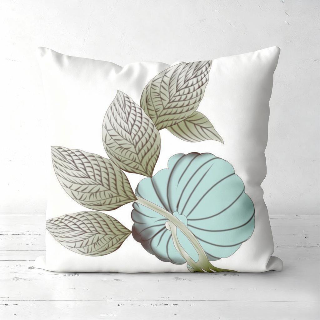 Pieces Tropical Leaf  Floral Print Throw Pillow Covers Pattern Cushion Cover Suitable for Sofa Bedroom Car Pillow Cover