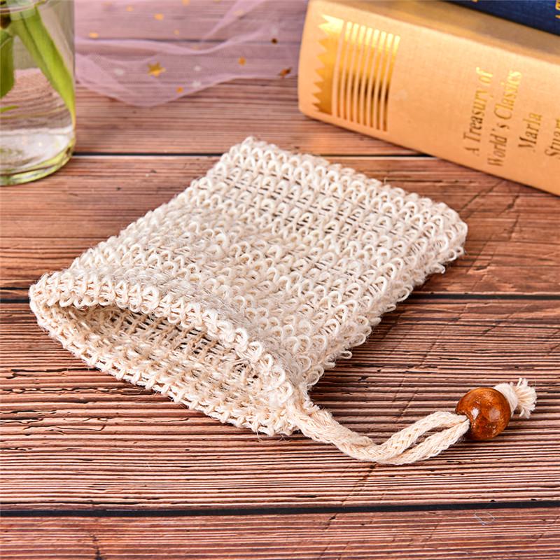 Durablel Sisal Soap Saver Beutel Soap Saver Bag Bad Dusche Seife Mesh Taschen