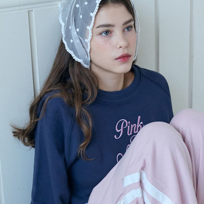 PINK PINEAPPLE SHEER POLKA HEAD SCARF_WHITE