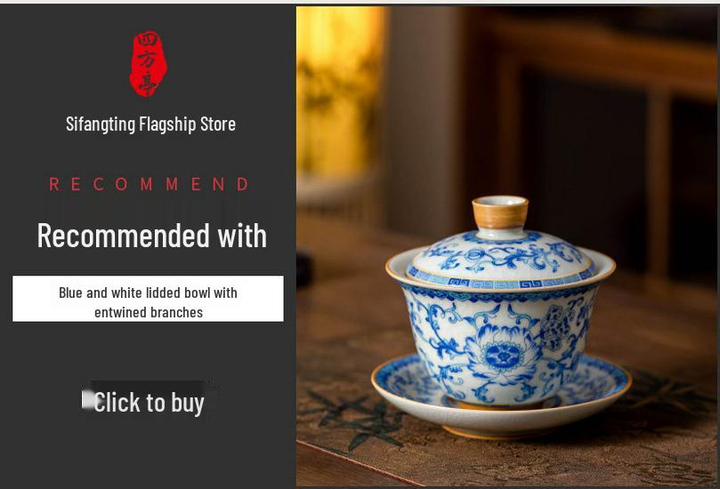 Portable Small Ceramic Tea Canister - Moisture-Proof & Sealed for Freshness, Chinese Style
