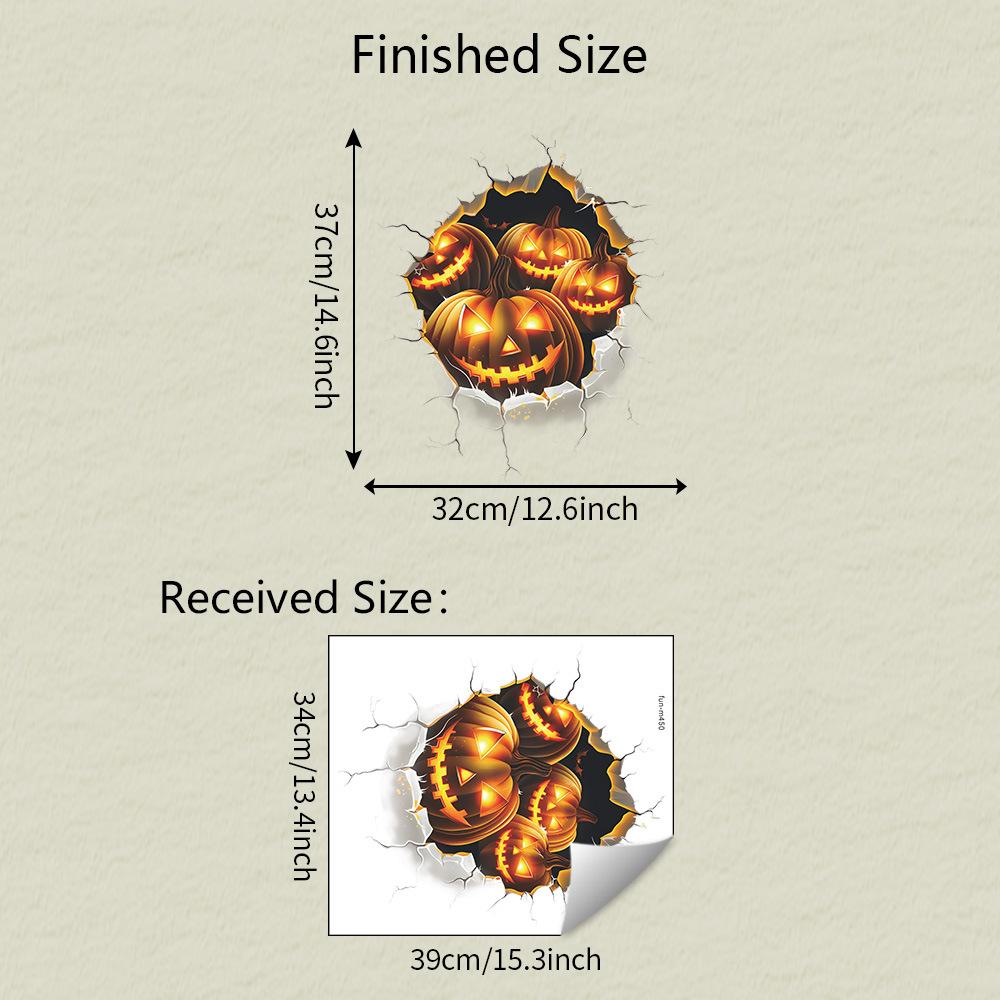 

Жуткие тыквенные наклейки на унитаз для ванной комнаты для украшения
