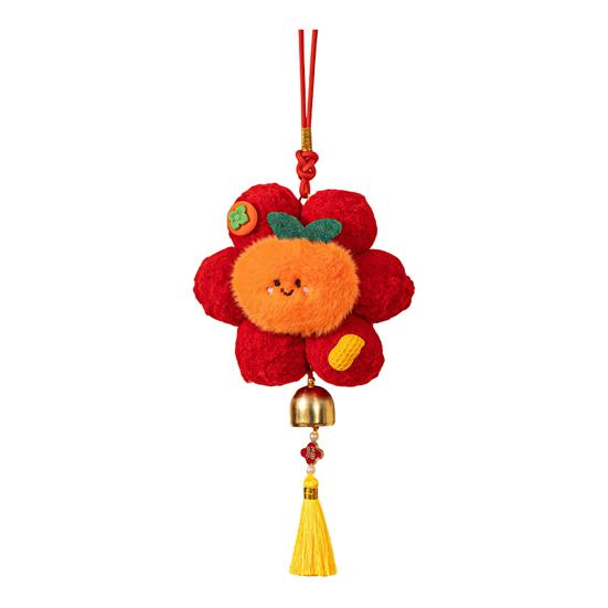 New Year Pendant Hanging Decoration 2026 Year of The Horse Festive Decor Red Golden Tassel Ornament