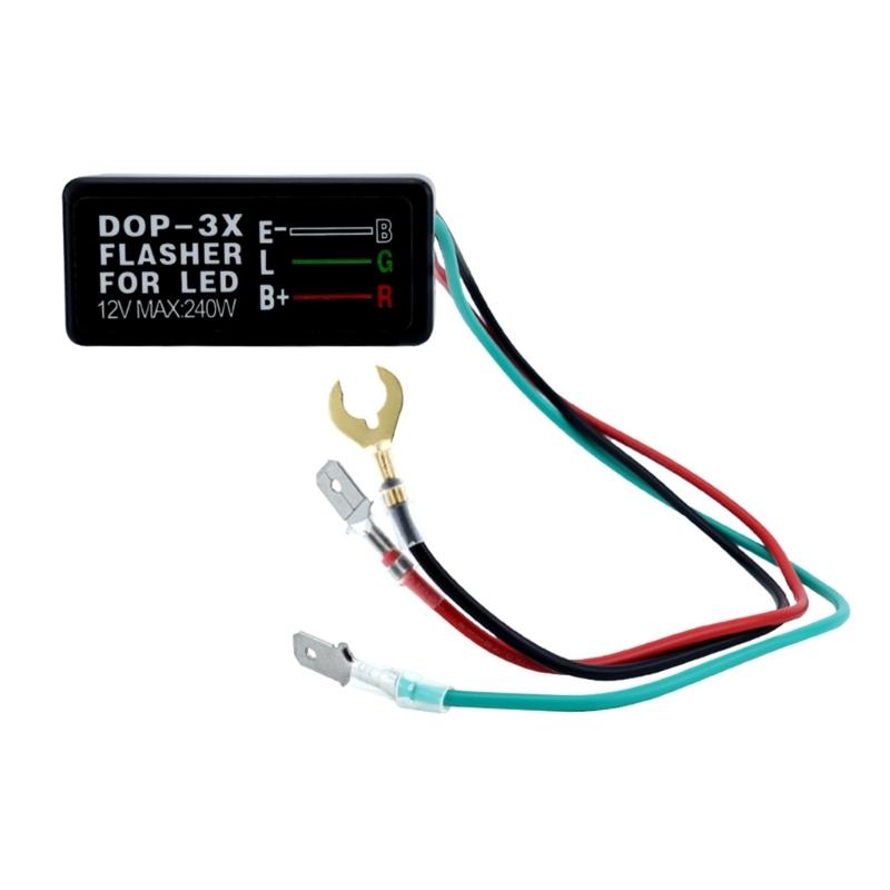 Turn Signal Switch with Flasher Relays Kit ON Off ON Rocker Switches for ATV Motorcycle Universal Motor Internal Switch