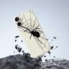 For iPhone 17 Case Spider Pattern Printing Straight Edge TPU Phone Back Cover