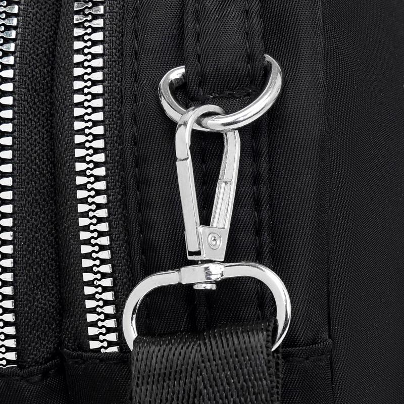 Water-Resistant Women's Crossbody Bag - Adjustable Strap  Zip Closure Minimalist Design Durable Polyester Lining