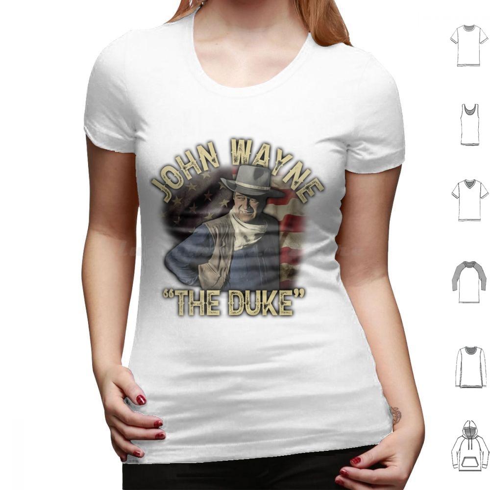 John Wayne The T Shirt Cotton Men Women DIY Print John Wayne Absinthe Joanne Cinema Fotografia Magliette The John Wayne Bravo