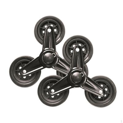 2Pcs Stair Climbing Wheels Shopping Cart Caster Replacement Climber Dolly Convenient Trolley