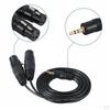 3 Pin Audio Cable Adapter Double XLR Male to 3.5 Mm Male,