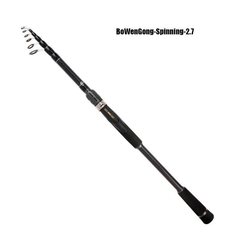 Mavllos BWC-S Carp Fishing Spinning Rod Lure 8-20g, Portable Telescope Fishing Rod,Line 6-18lb Outdoors Bass Rod