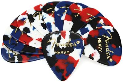 Fender Plektrum 351 HVY 12 PICK PICKPACK,CONF