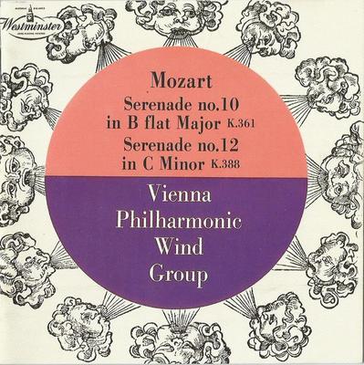 CD WOLFGANG AMADEUS MOZART BLSERVERE Serenade Nr. 10 Für 13 Instrumente I MVCW19016 Westminster 1996 Japan ObiKlassisch Gebraucht