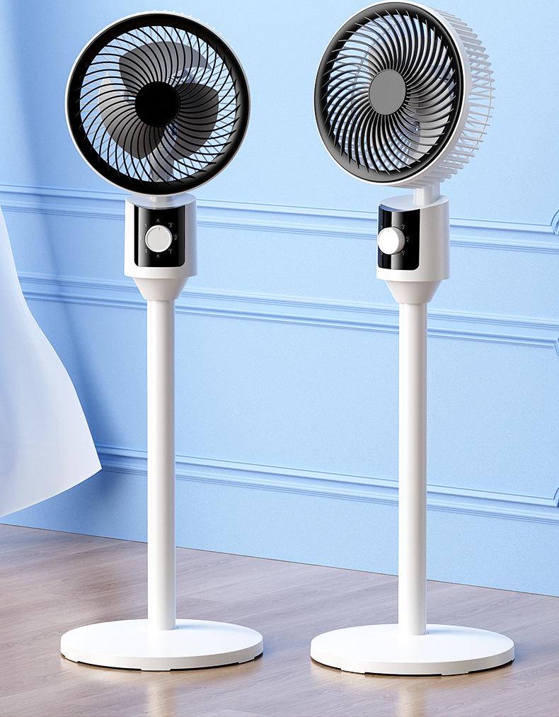 Silent Dual-Use Electric Fan for Home - Table & Floor Model