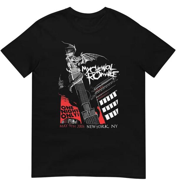 Vintage My Chemical Romance Concert Tee  2008 NYC Rock Band Shirt Unisex T-Shirt XXL