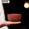 80ml Yixing Purple Clay Hexagonal Teacup Zen Tea Bowl Tea Cup Set Tea-tasting Smelling Cup Chazhan Master Cups Drinkware Craft