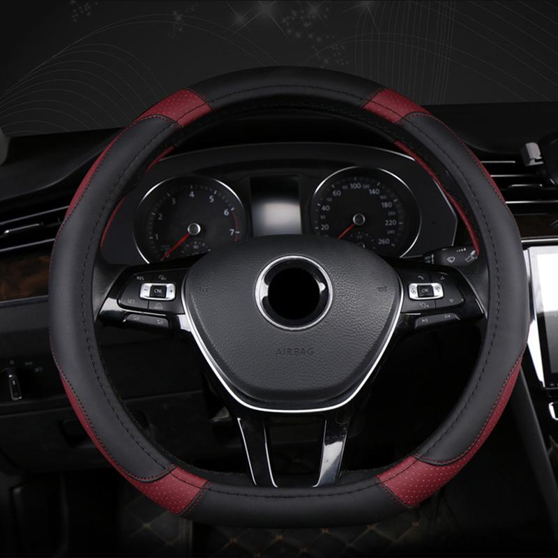 D Type Car Steering Wheel Cover Wrap For Chery OMODA C5 S5   2024 Auto Accessories Braid On Steering-Wheel Protector