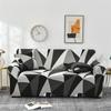 Geometrische große Sofabezüge für Wohnzimmer Ecke Chaiselongue Couch Schonbezüge elastische Sofaschutz Stuhl Sesselbezug 1 Stück