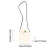 Nylon Small Crossbody Bag Soft Mini Phone Wallet Multifunctional Square Shoulder Bag Crossbody Purse Messenger Bag Mobie Phone Pouch