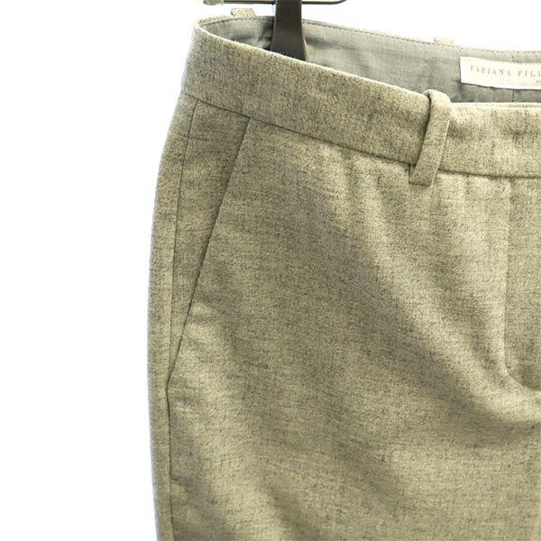 FABIANA FILIPPI Made in Italy Wool Blend Slacks pants XXS Gray Women Used