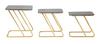 Tisch Simple Set 3-tlg. cm 44x50.5x55.5-39x49x51-34x47x45