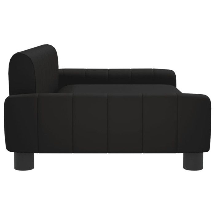 Children's Sofa Black 90x53x30 Cm Faux Leather
