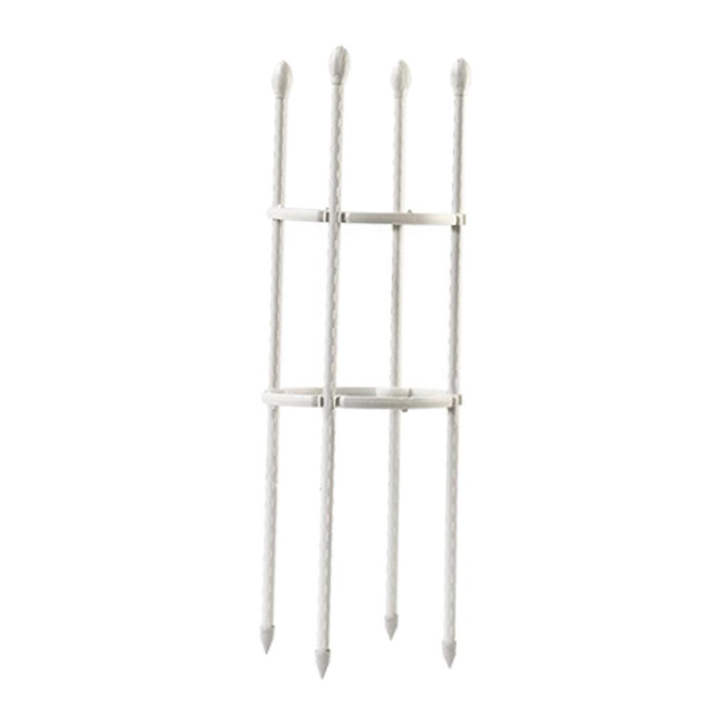 Plant Support Fixed Vine Climbing Rack Trellis Cucumbers Flowers Cage White